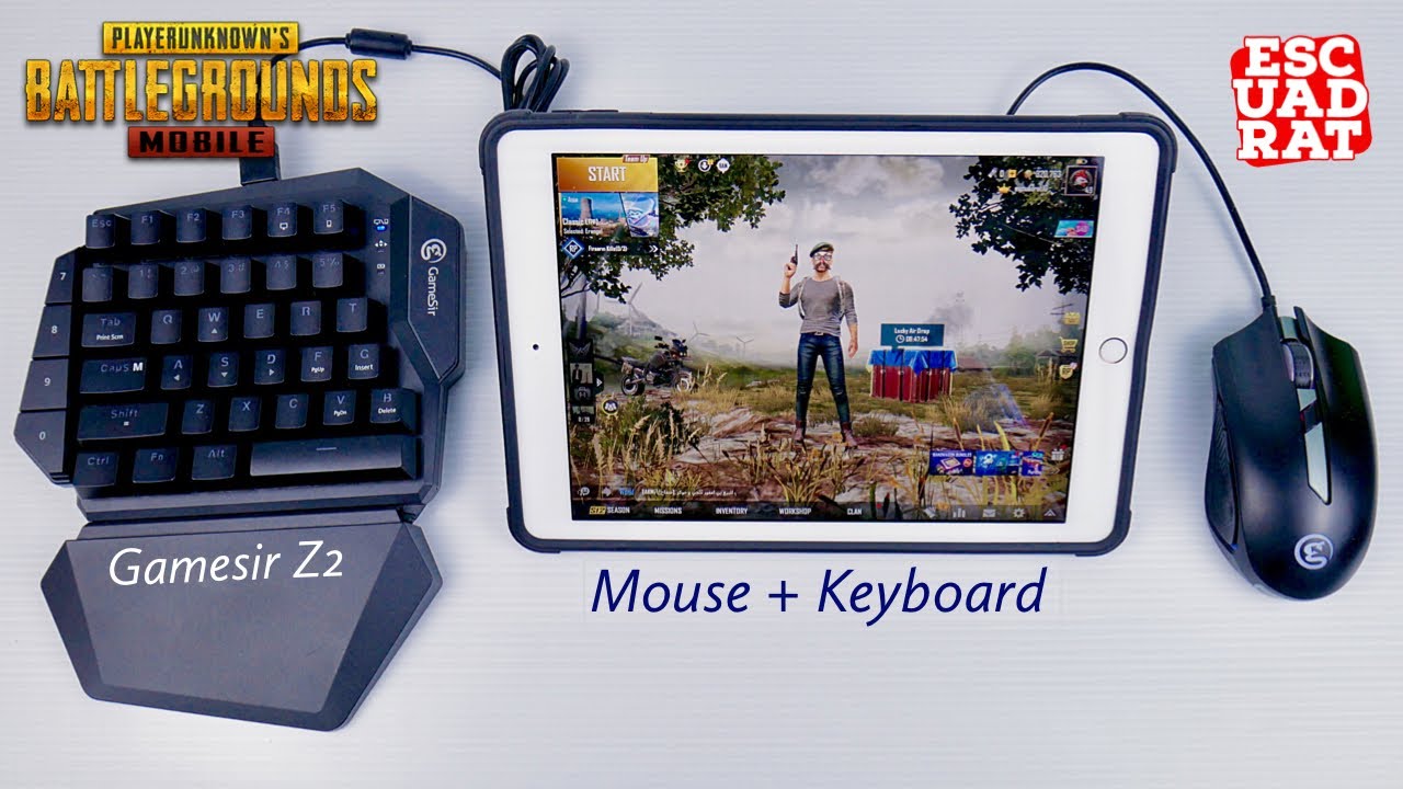 Mouse & Keyboard PUBG Mobile iPad indonesia, Main Serasa PC pakai Gamesir Z2