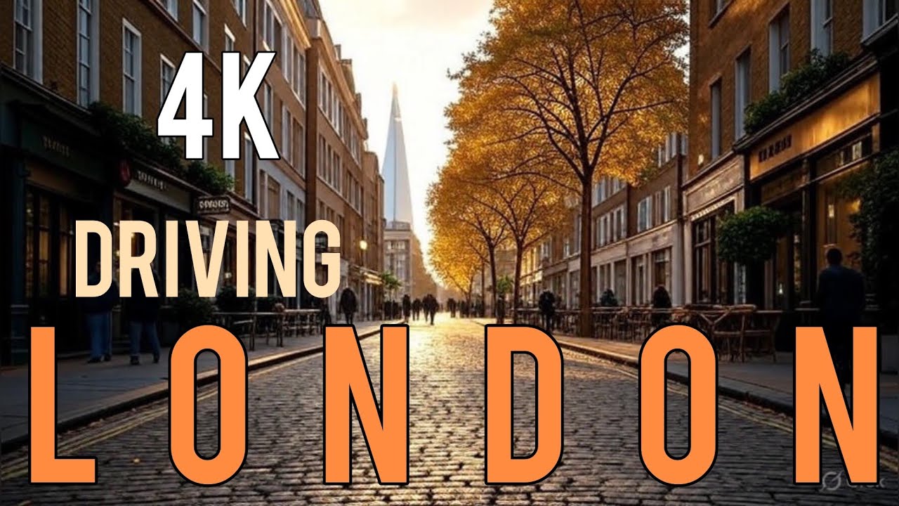 Central London Streets | Real-Time 4K Driving Experience