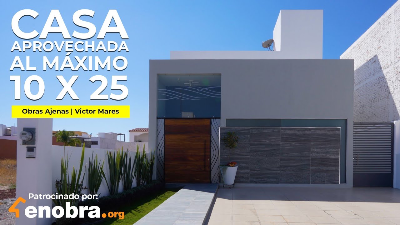 CASA que APROVECHA AL MÁXIMO el espacio con RECÁMARA en PLANTA BAJA, Obras Ajenas | Arq Victor Mares