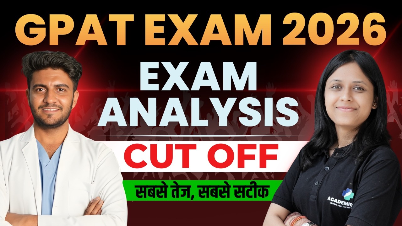 GPAT Exam Analysis 2026 | GPAT Exam 2026 Detailed Paper Solution | GPAT Exam CUT-OFF Review