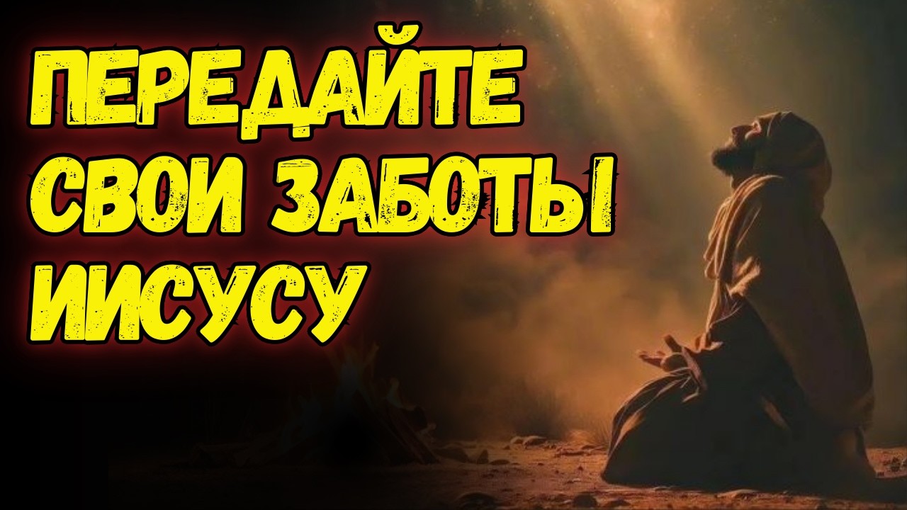 🌅 Утренняя молитва: Передайте свои заботы Иисусу 🙏✝️
