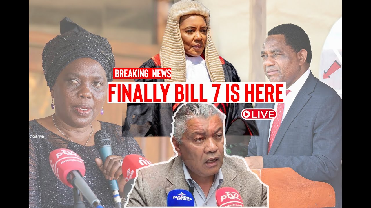 LIVE: Finally The Out Spoken BILL  No 7 is Process Will it Pass Or Not - NATIONAL ASSEMBLY OF ZAMBIA