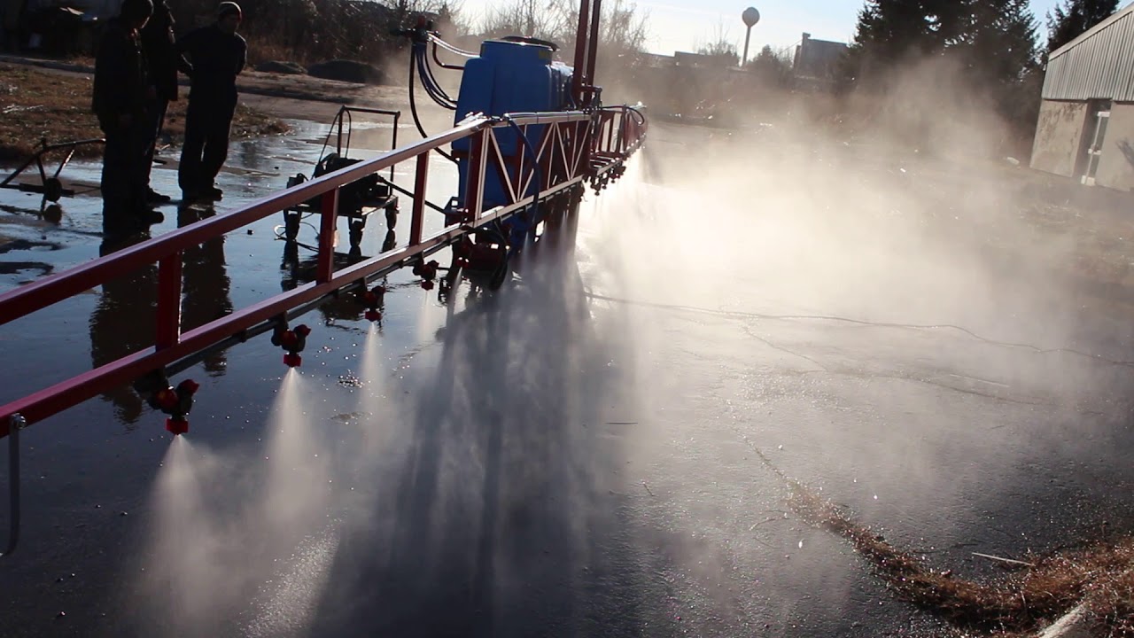 Morava nošena prskalica - demonstracija 1