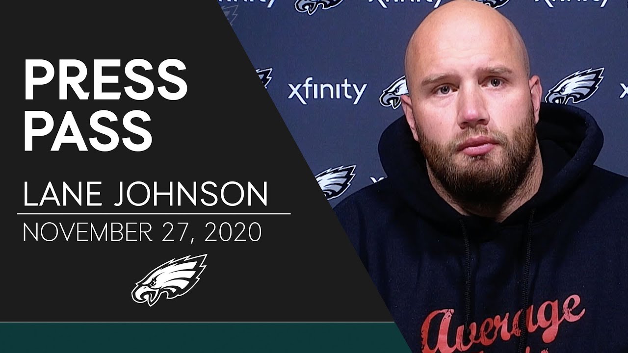 Lane Johnson Discusses Season-Ending Ankle Injury | Eagles Press Pass