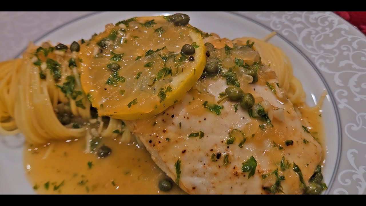 Absolutely Delicious Chicken Piccata Quick & Easy to Make Italian - American Dish. Lemon Caper Sauce