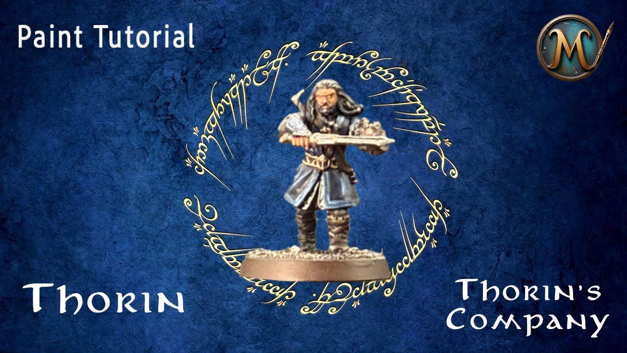 How to paint Thorin Oakenshield | Lord of the Rings MESBG Painting Tutorial