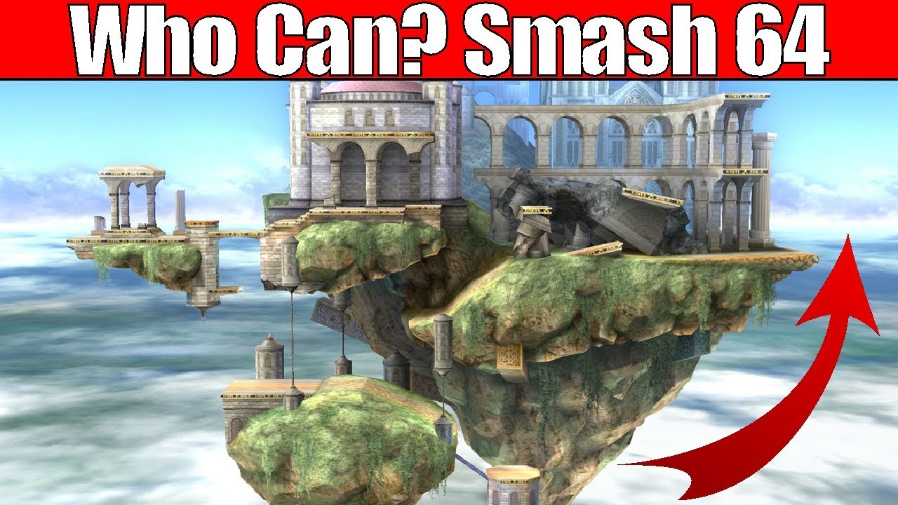 (Super Smash Bros N64) Who Can Make The Hyrule Temple Jump? - Map Mod