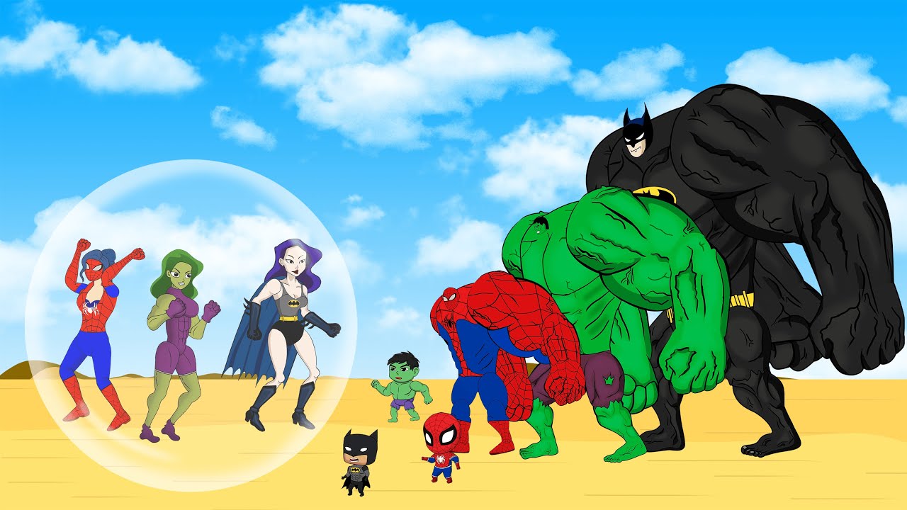 Evolution of Hulk, Spider-Man, Batman, Iron Man, Venom, Joker: Superheroes' Foot Strength Comparison