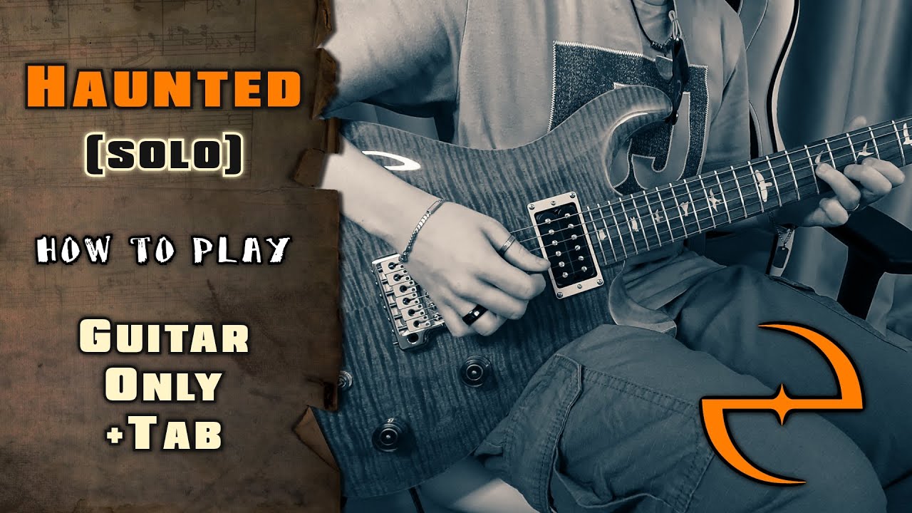 Evanescence - Haunted | Guitar SOLO Lesson + SCREEN TABS | HOW TO PLAY