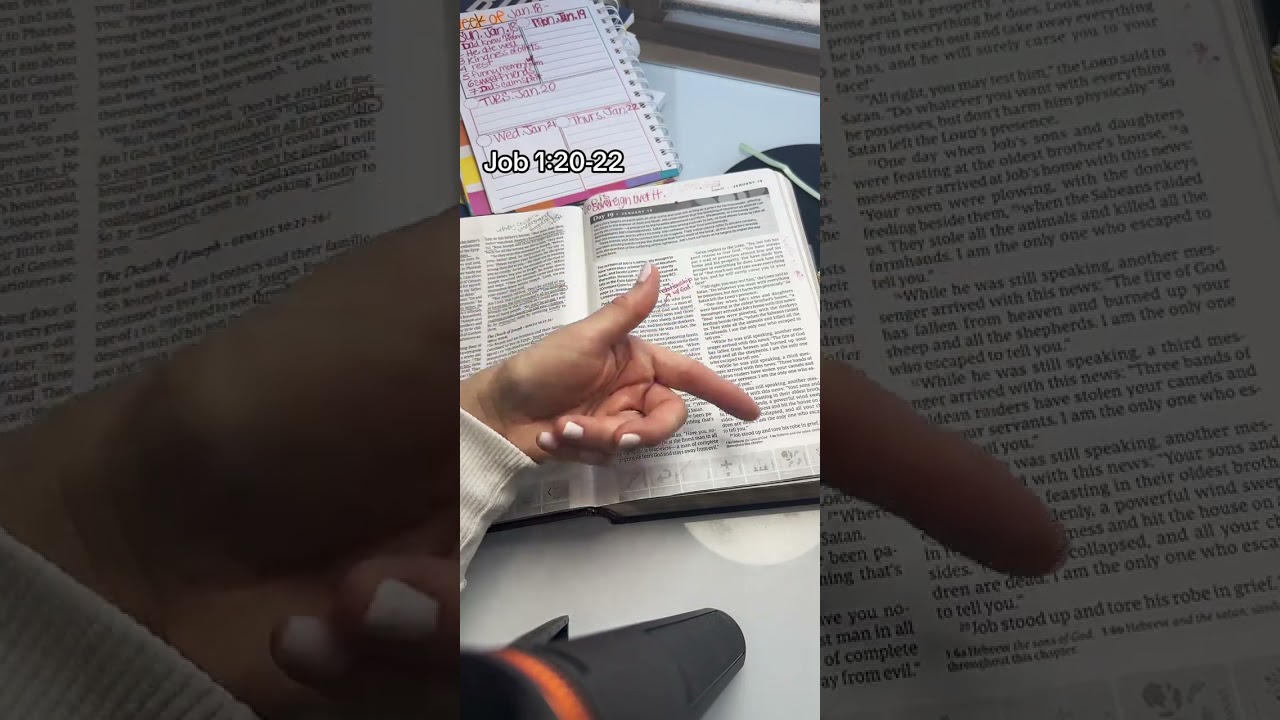 Job 1:20-22 5 simple steps to study your Bible! 