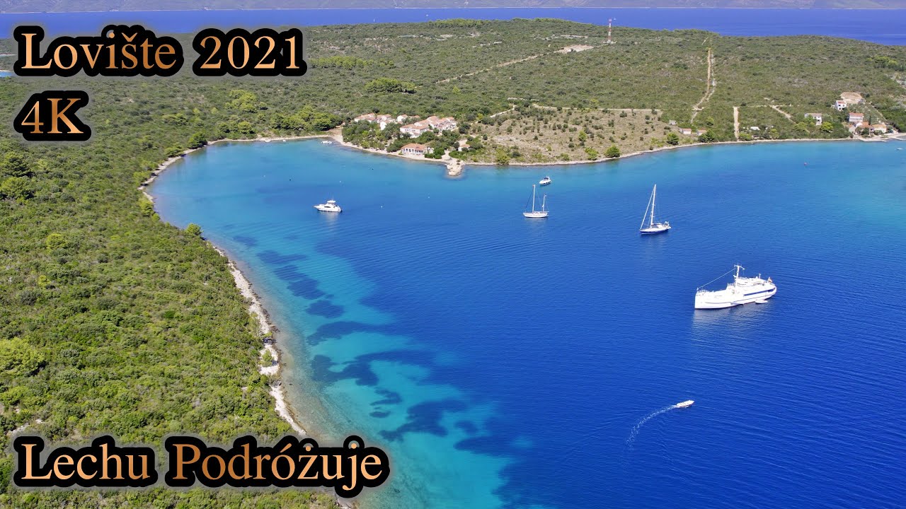 Chorwacja 2021 Loviśte z lotu ptaka