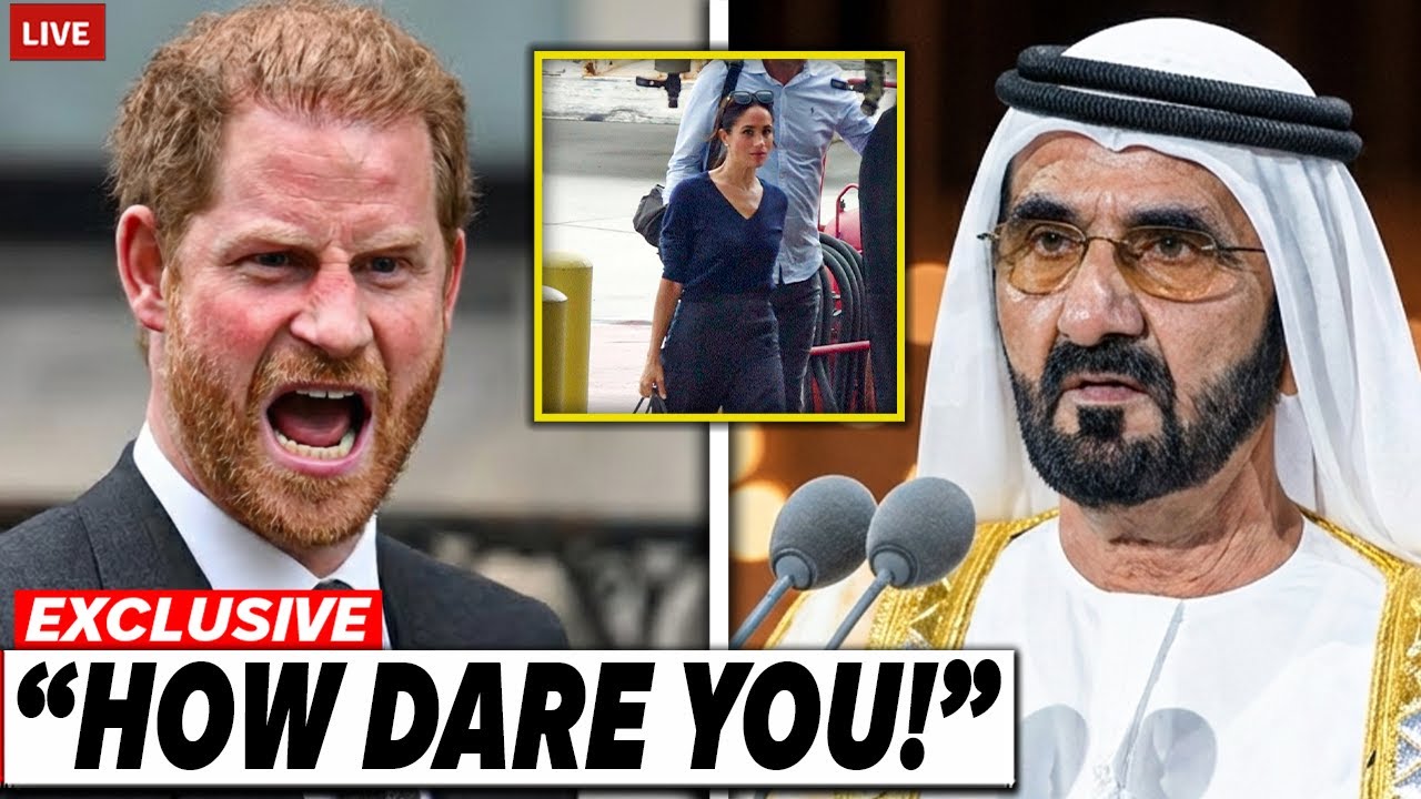 Prince Harry FURIOUS After Meghan Markle KICKED OUT OF DUBAI By Dubai Sheikh
