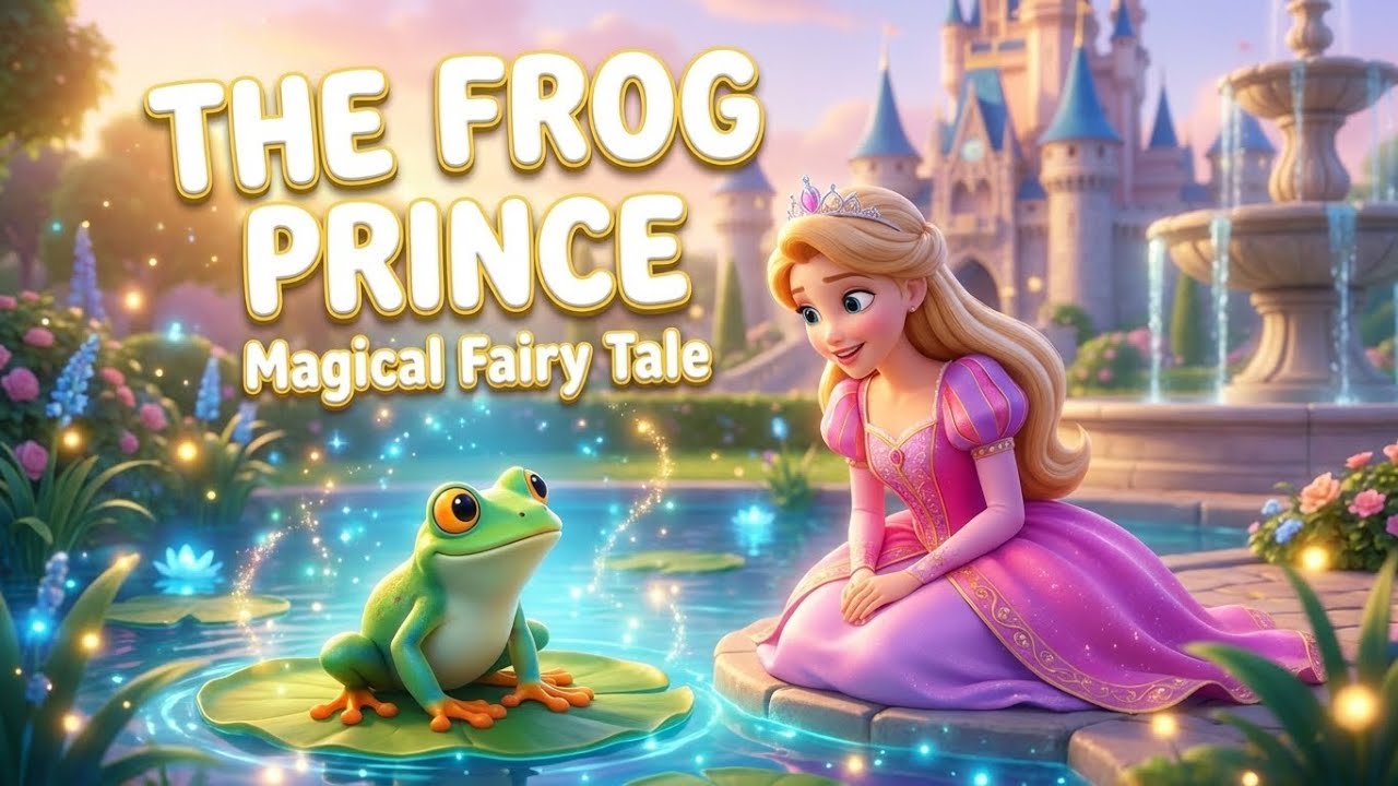 The Frog Prince 🐸👑 | Magical Fairy Tale for Kids | 3D Animated Story