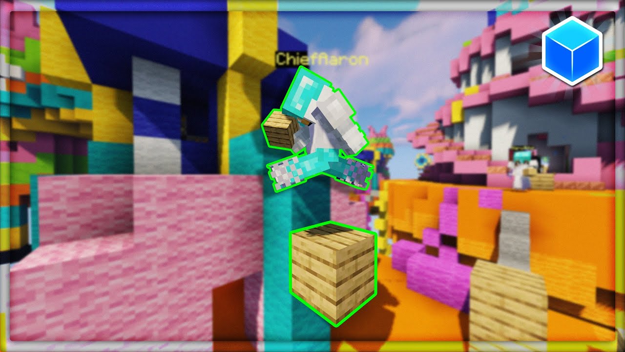 The smoothest movement in Cubecraft — Solo Skywars