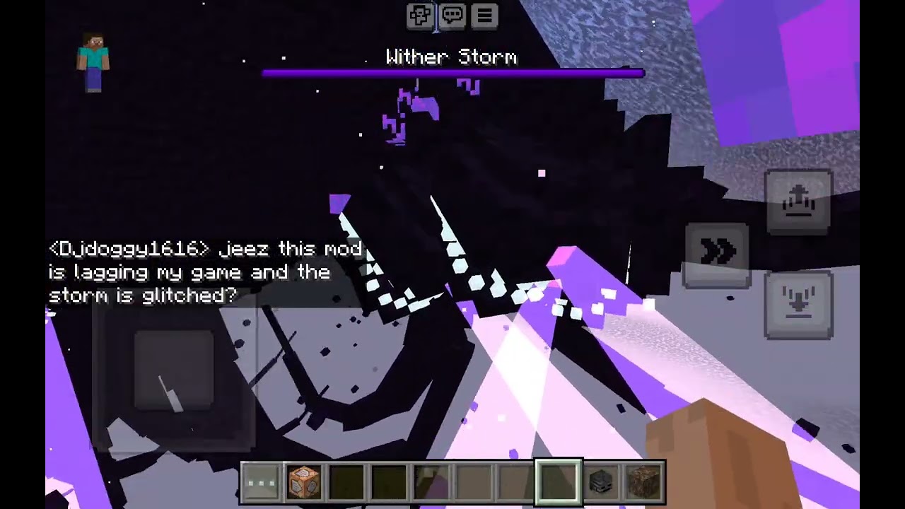Minecraft Wither Storm Mod (it lagged my game way to much🙏😭)