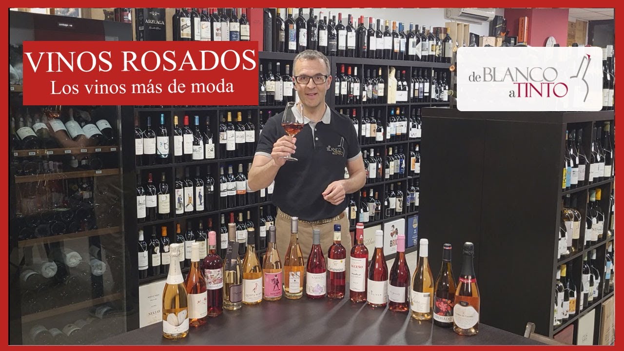 Vino Rosado. Los VINOS de MODA. Aprende y disfruta sobre este tipo de vinos.