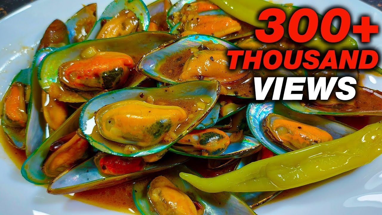 BUTTERED GARLIC MUSSELS | TAHONG IN BUTTER AND GARLIC | BEST EVER LUTONG BAHAY RECIPES