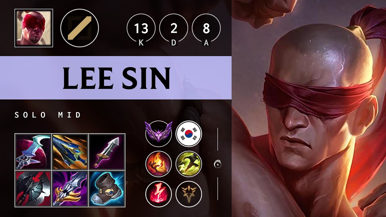 Lee Sin Mid vs Cassiopeia - KR Master Patch 25.04