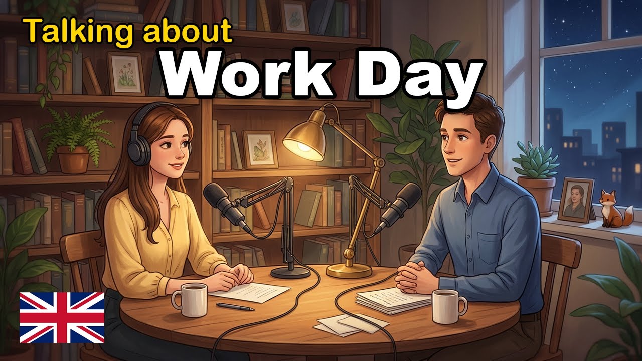 How to Talk About Your Work Day in English | Easy English Conversation Practice