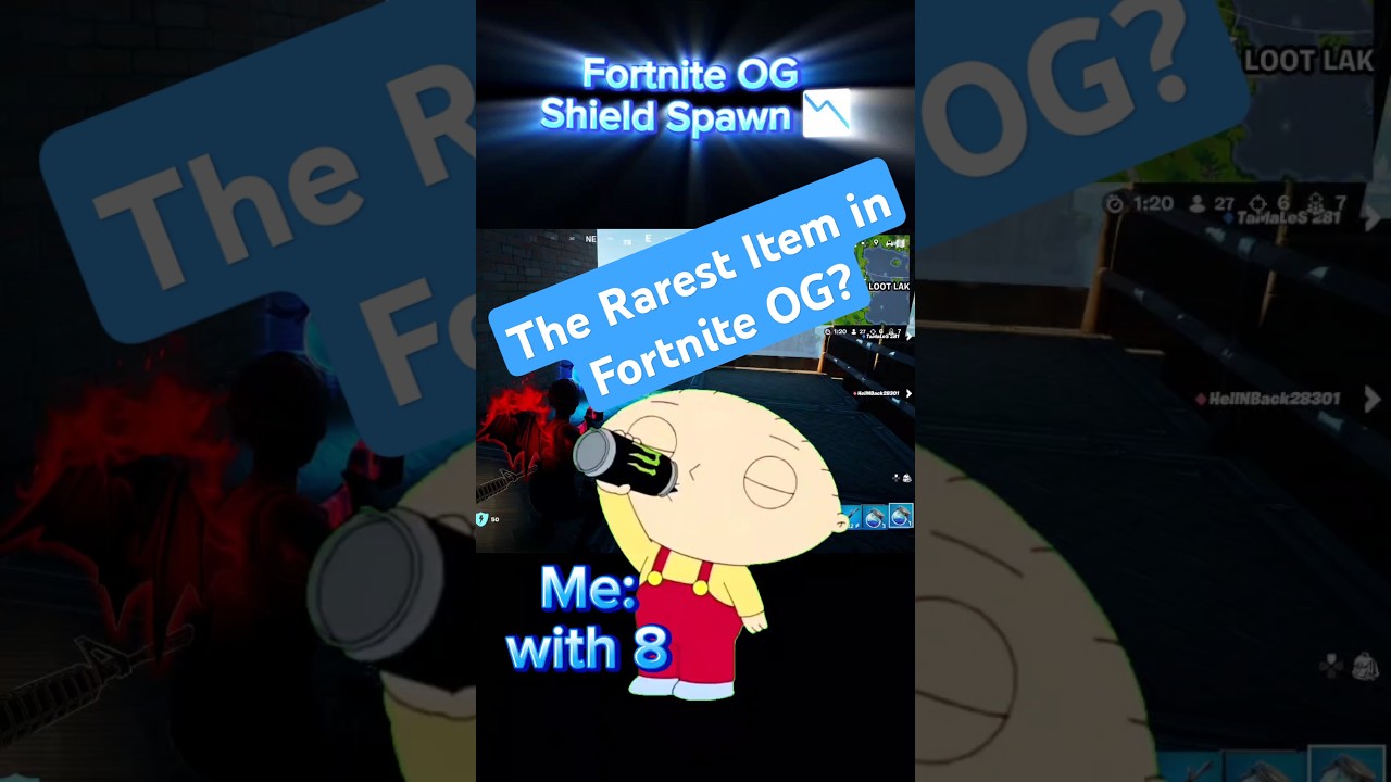 Big Shield Potions in Fortnite OG are like gold! #fortnite #fortniteclips #viralshorts #gaming