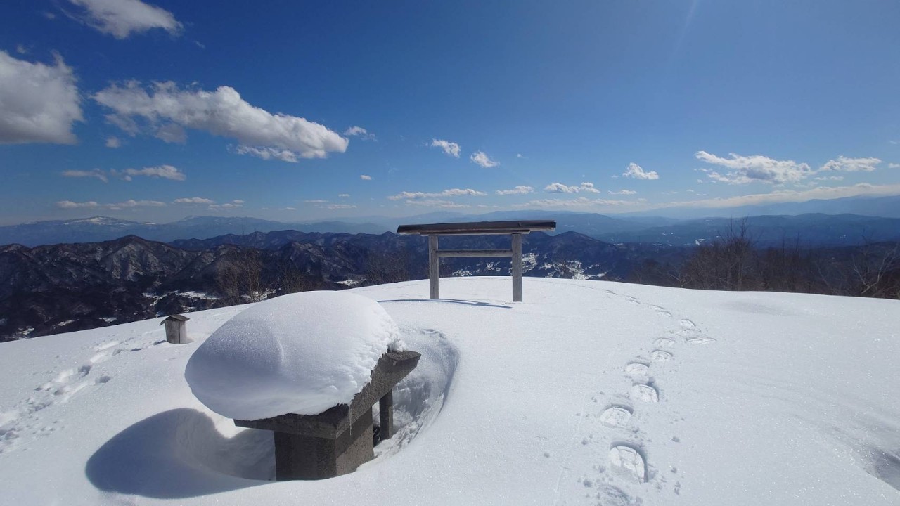 冬の一夜山