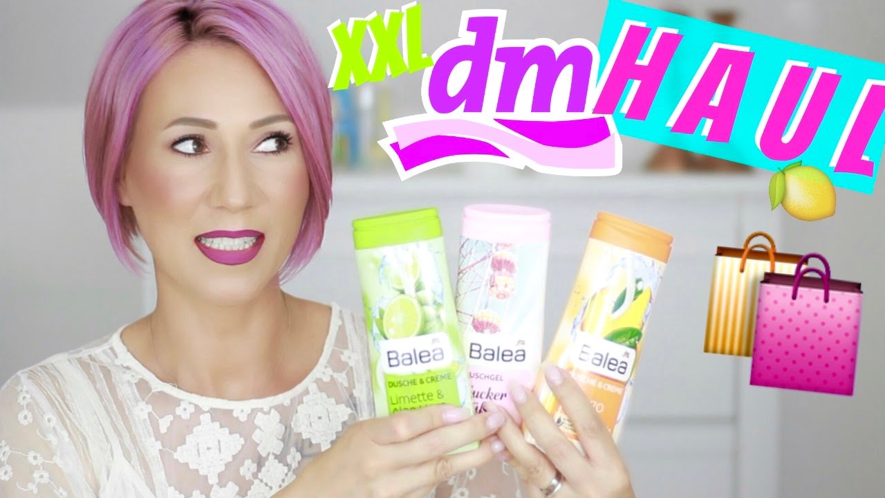 XXL DM HAUL AUGUST 2016🛍 BALEA BRÄUNUNGS LOTION?😳 NEUHEITEN🍋 DEMO 🌺 LIMITED EDITION Nagellack P2