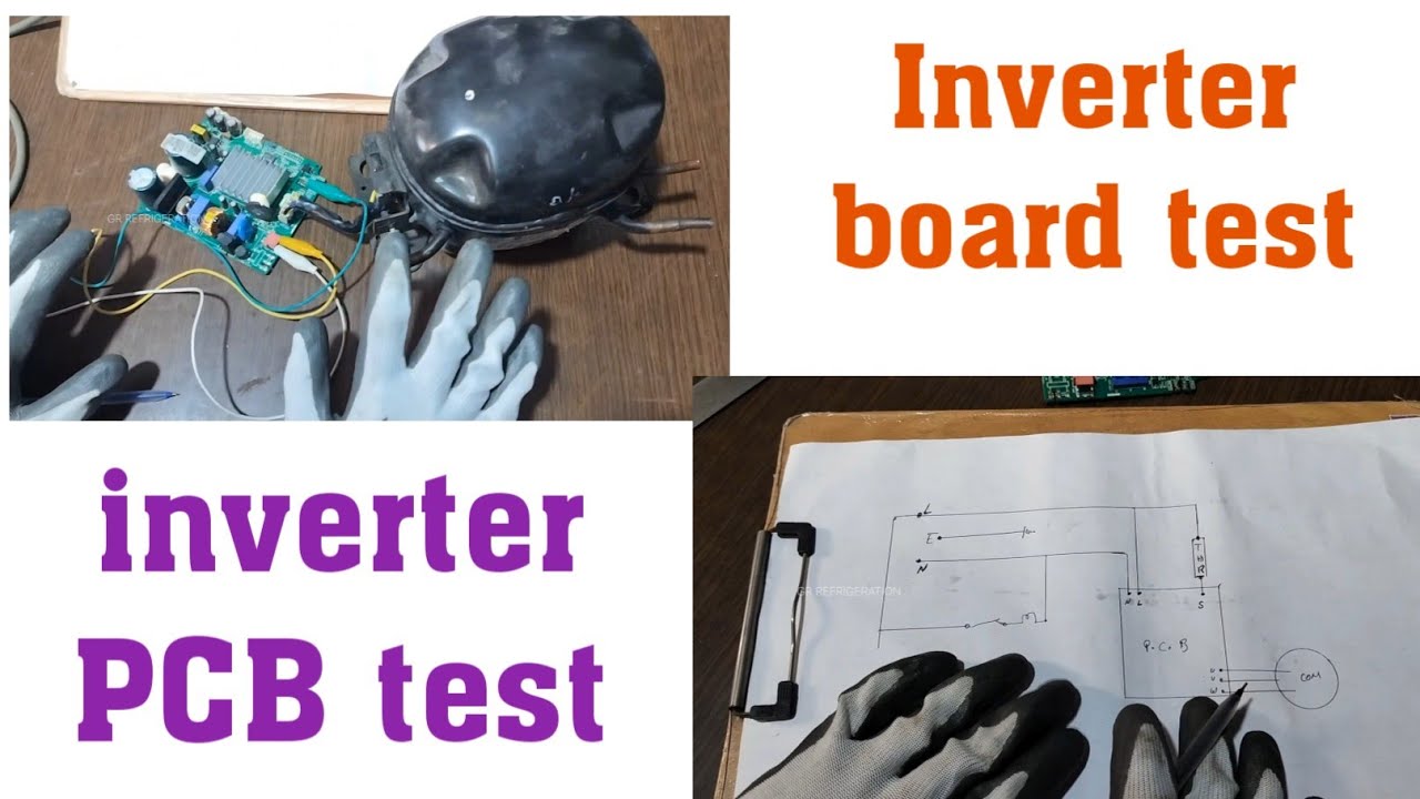 How to test inverter board with daigiram 