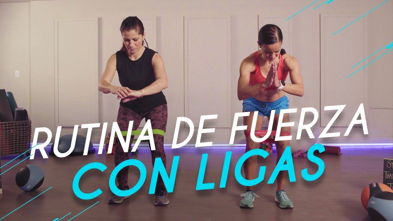 Rutina de FUERZA con LIGAS para GLÚTEOS y ABDOMEN | Ejercicios en Casa | Alessandra Rosaldo