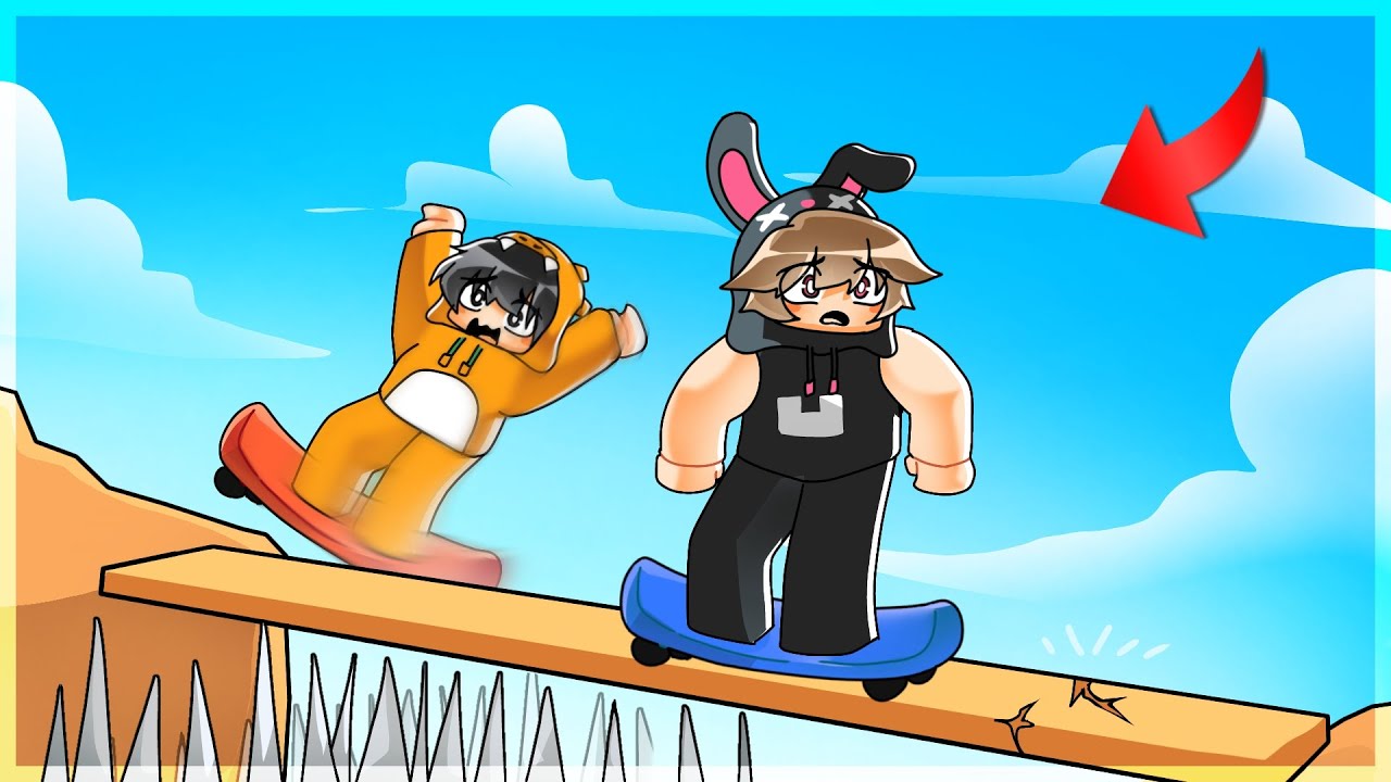 RIDE A SKATEBOARD AND CROSS A ROAD FULL OF OBSTACLES!!