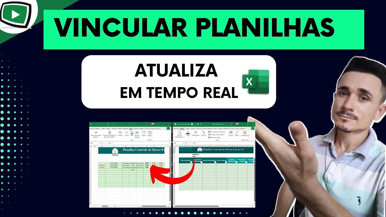 Como Vincular Planilhas no Excel e Atualizar Dados em Tempo Real