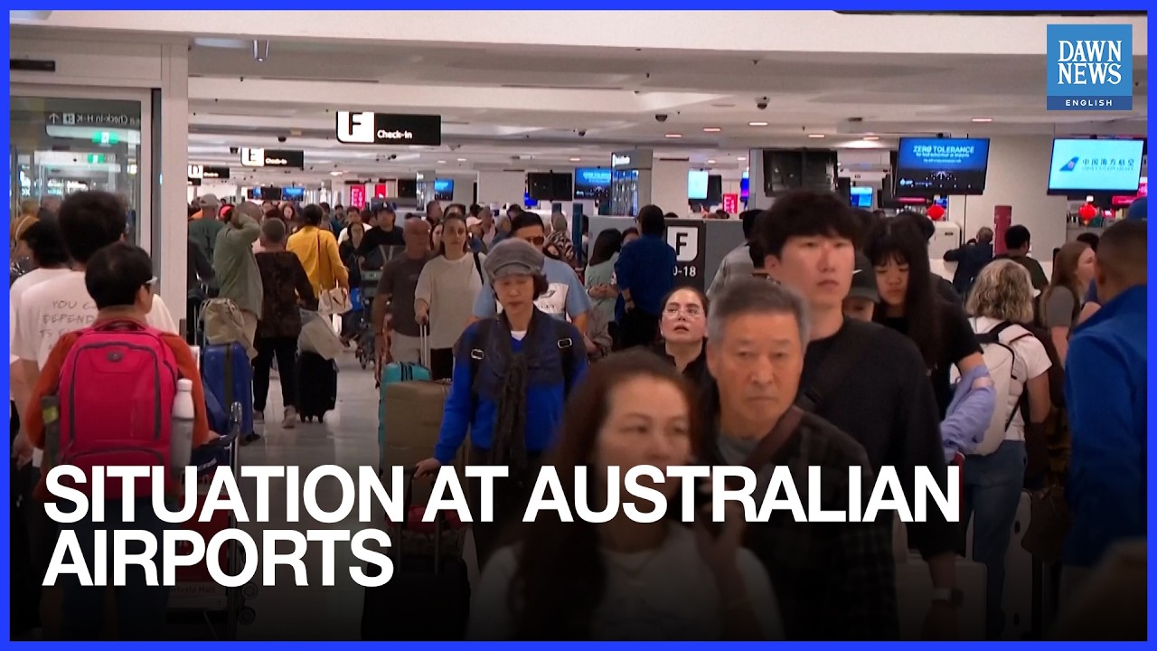 Situation At Australia's Airports As Flights Disrupted Over Middle East Conflict | Dawn News English