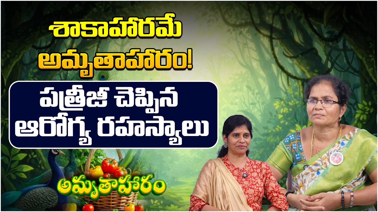 శాఖాహారమే అమృతాహారం! పత్రీజీ చెప్పిన ఆరోగ్య రహస్యాలు | Amrutha Aharam Ep - 13 | PMC Telugu