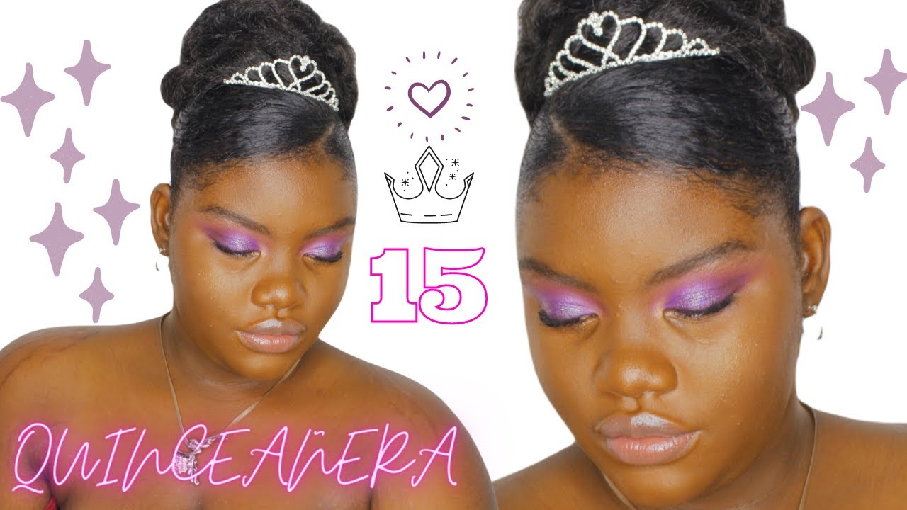 Maquillaje De Quinceañera Piel Oscura/Piel Morena DC