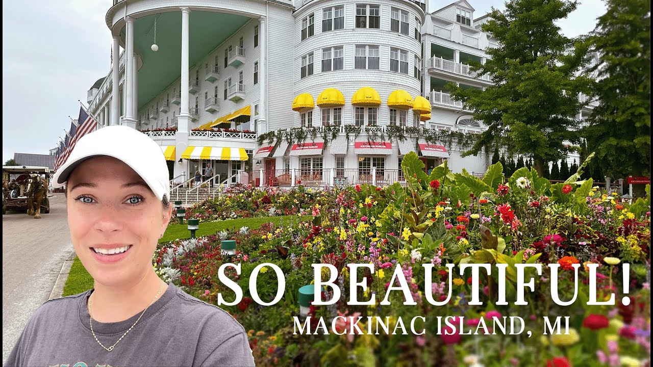 Mackinac Island, MI: Stunning Gardens & Grand Hotel Tour (filmed in June) ~ MUST SEE VIDEO!