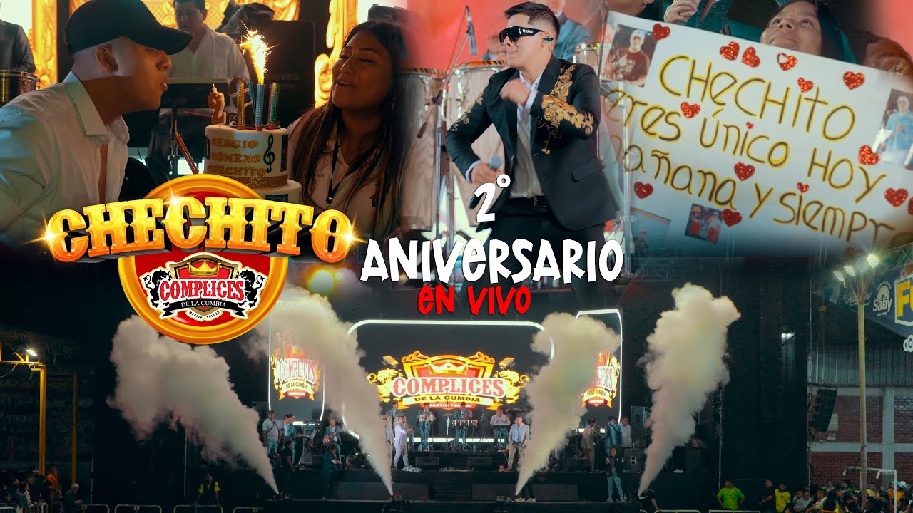 CHECHITO (2&deg; Aniversario) Los Complices de la Cumbia Concierto Completo 4K | XTREM MASTER