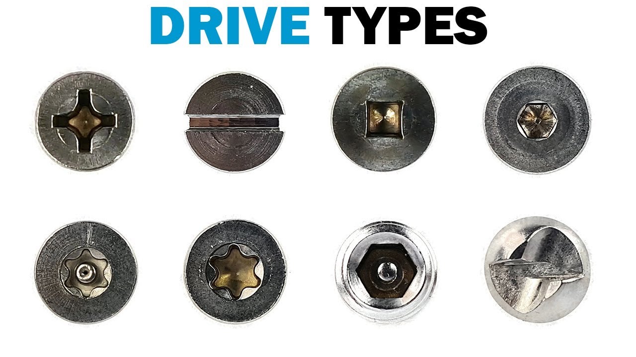 Types of Fastener Drives | Fasteners 101