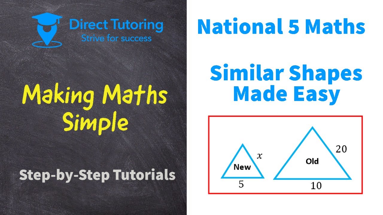 How to Solve Similar Shapes, Area & Volume. National 5 Maths