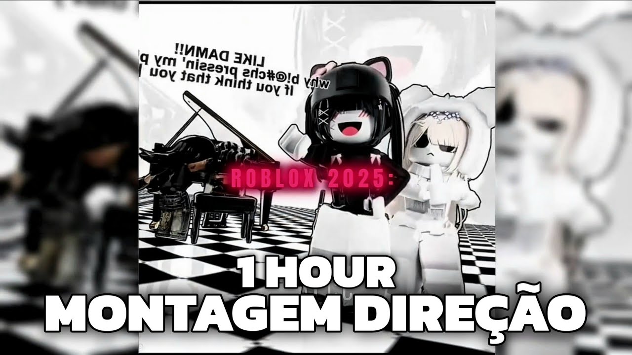 1 HOUR || MONTAGEM DIREÇÃO - DJ FKU || (SLOWED + REVERB) || ROBLOX EDIT