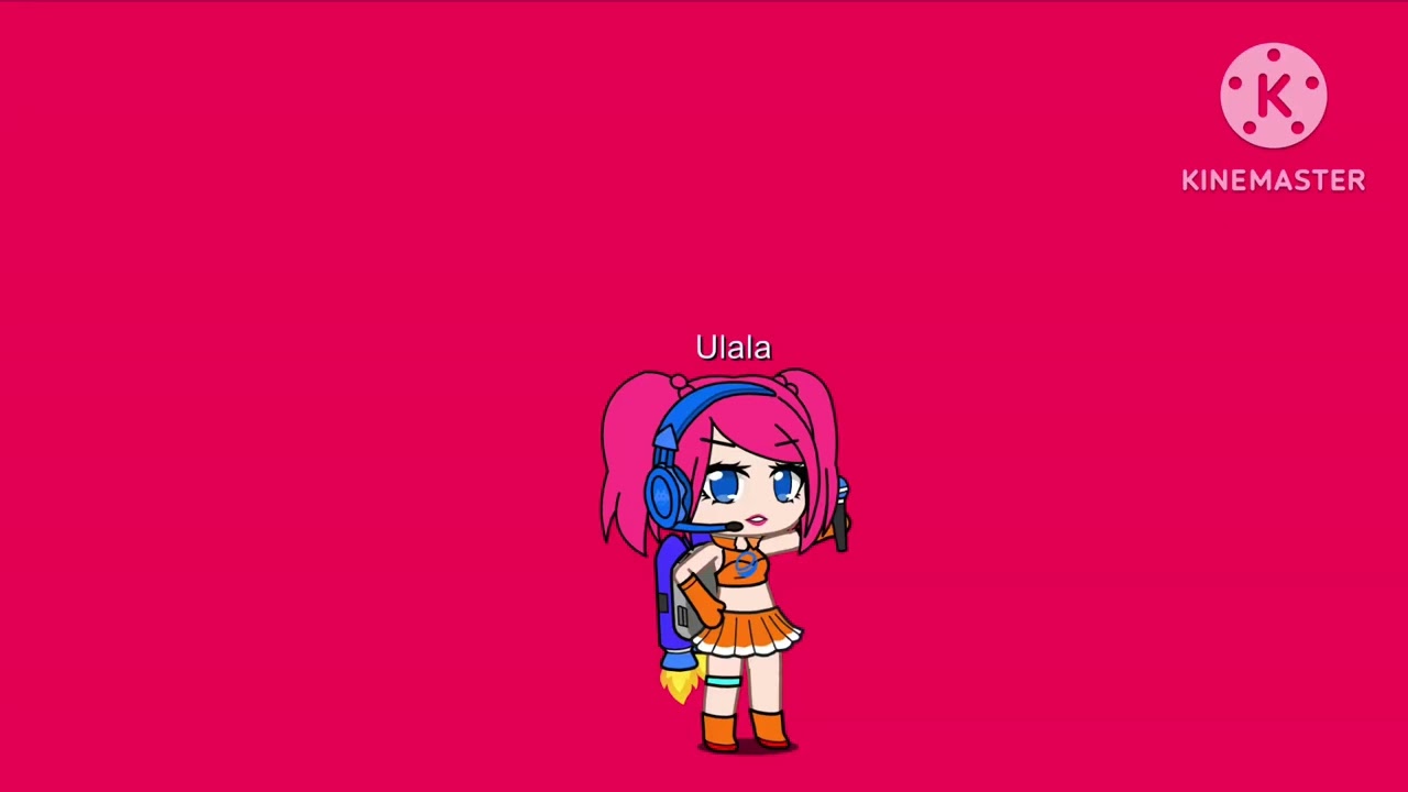 I made Ulala the orange version from space channel 5 in gacha club