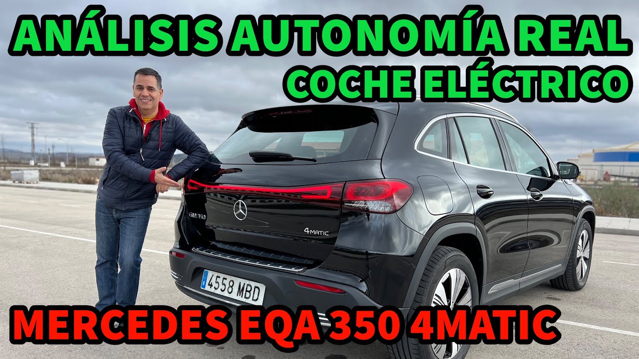Mercedes Benz EQA 350 4Matic eléctrico. Prueba de autonomía real y OPINIONES MOTORK