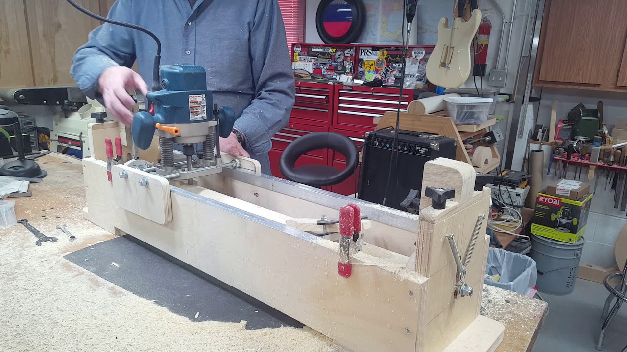 Neck Shaping Jig Final Tests - Nielsen Custom Guitars