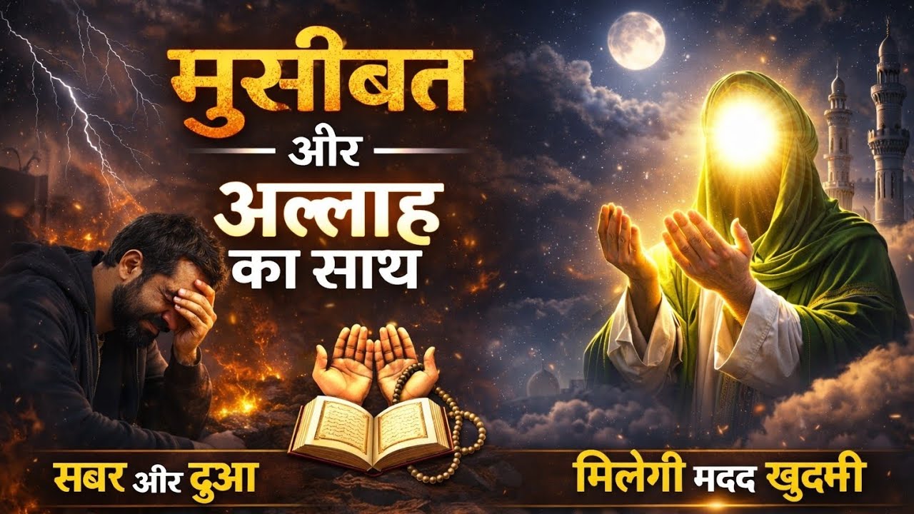 मुसीबत और अल्लाह का साथ 👳‍♂️☑️☑️