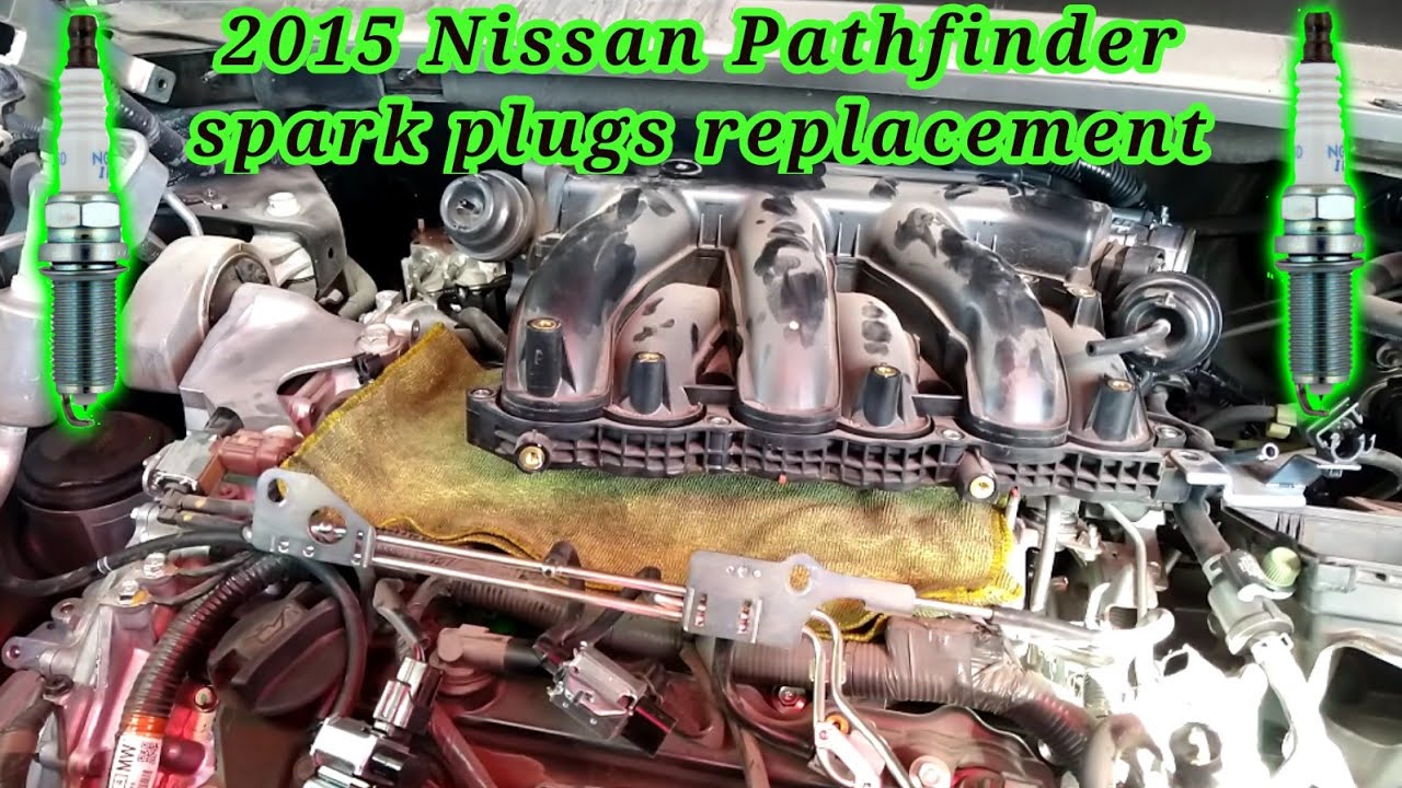 2015 Nissan Pathfinder 3.5  como cambiar las bujias (spark plugs replacement)