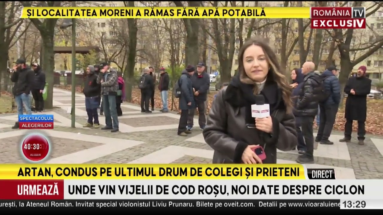 Artan va fi înmormântat în cimitirul Pantelimon 2. Fiica artistului, sfâșiată de durere la capelă
