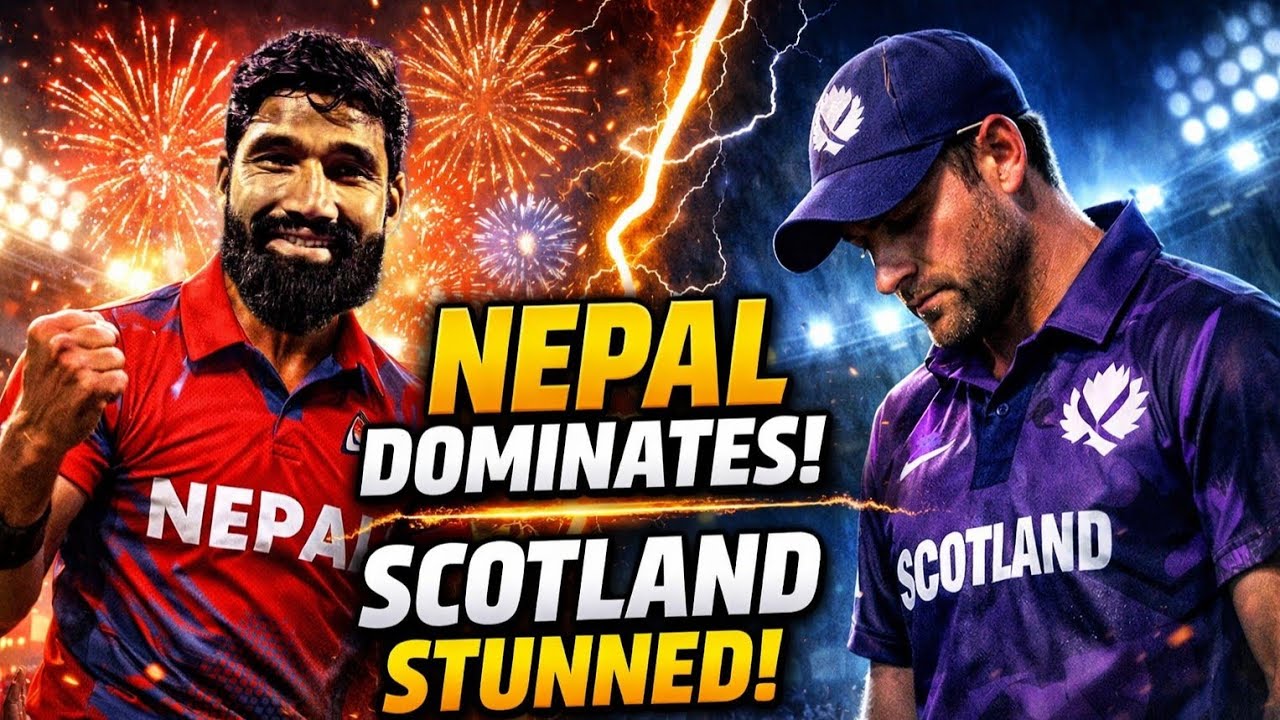 🔥 NEPAL DOMINATES! DIPENDRA SINGH AIREE 🐅 १२ वर्षपछि खोला फर्कियो😁 Scotland Stunned 🏏🇳🇵