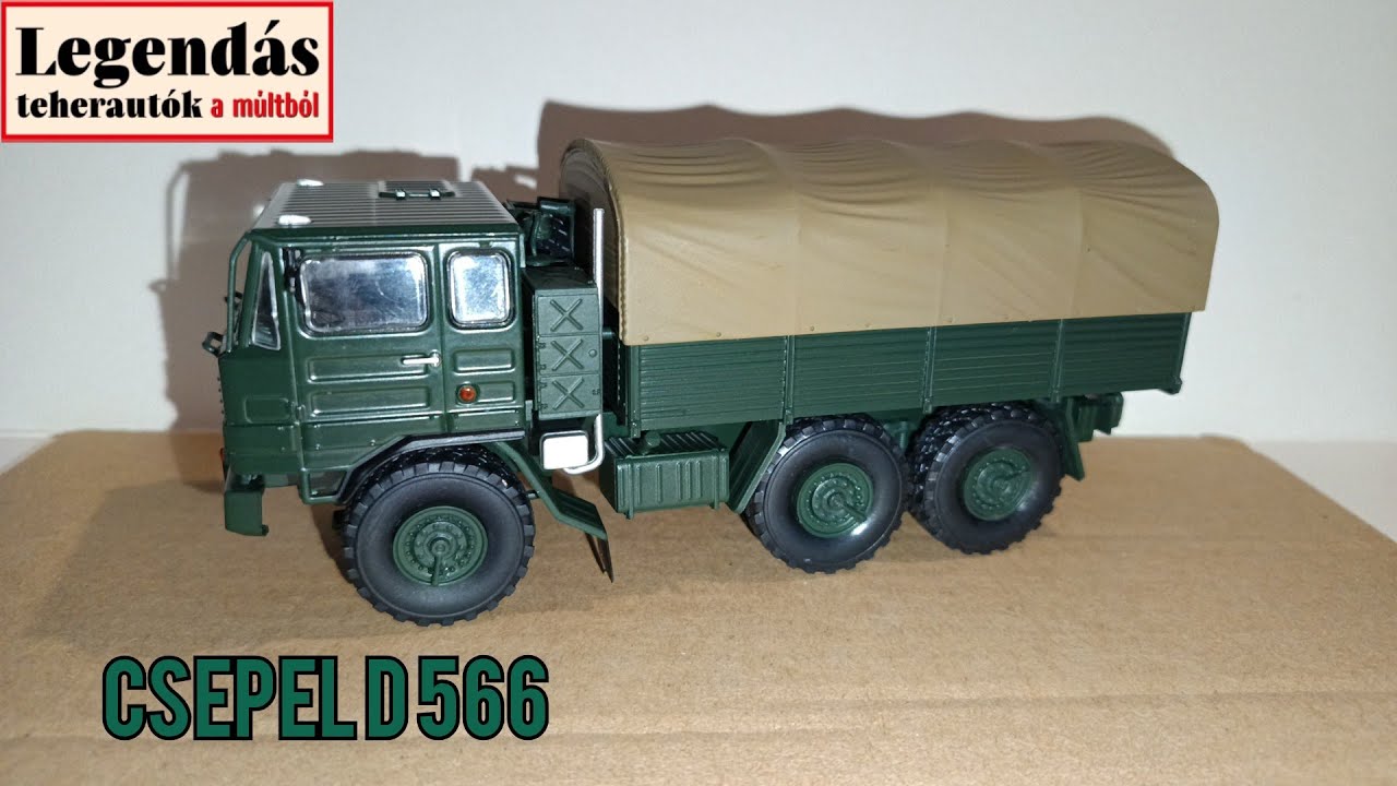 Deagostini - Legendás Teherautók a múltból (41.szám) - Csepel D566 6x6