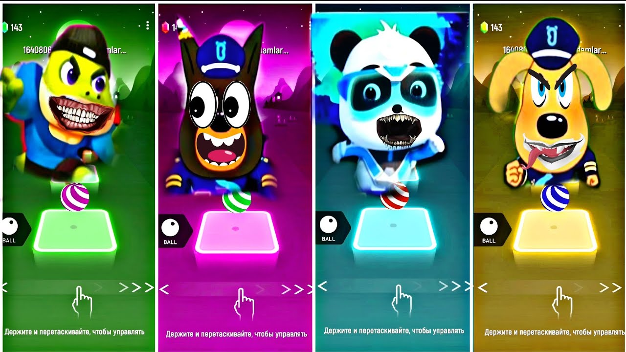 Sheriff Labrador bro - Coffin Dance Song tiles hop