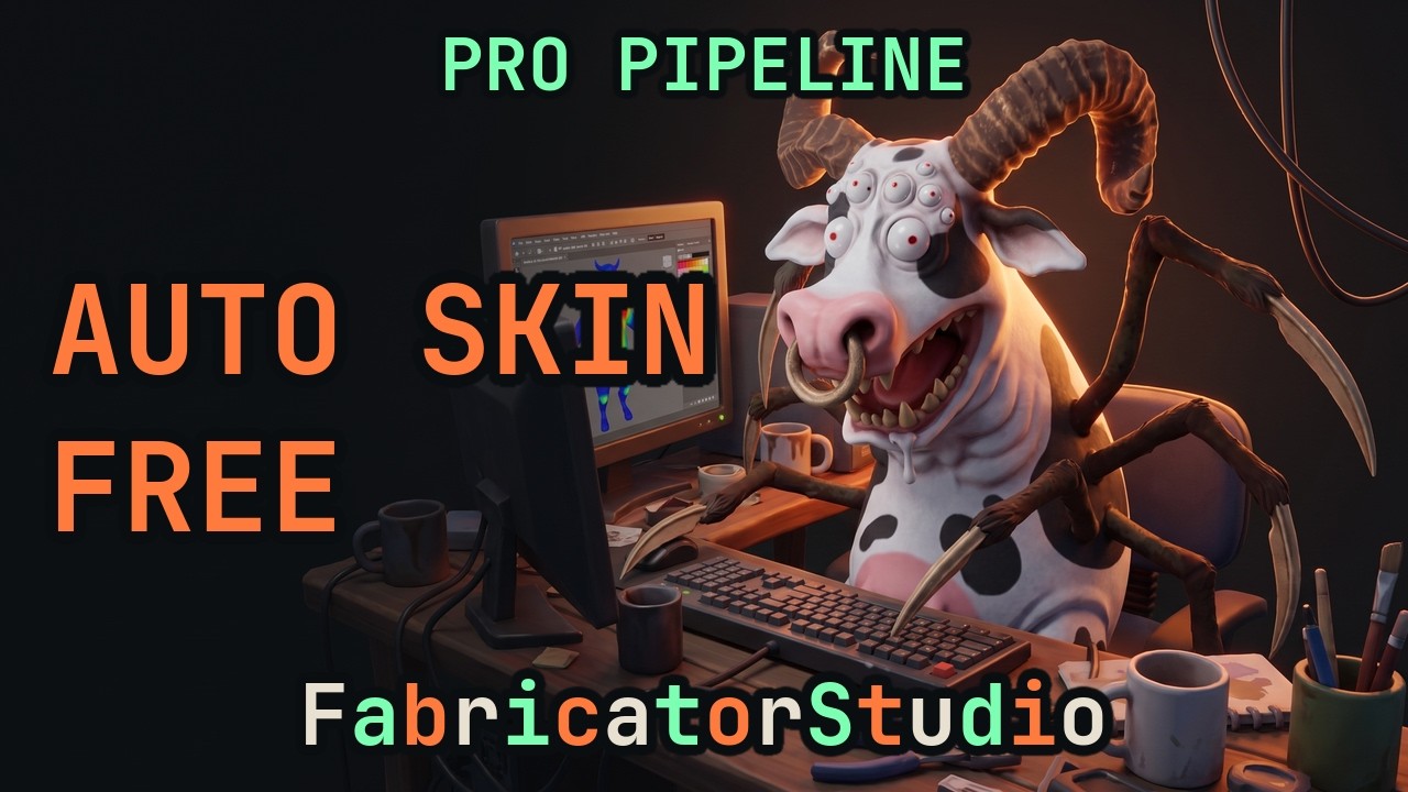 Fabricator Quick Start | AutoSkin: AI Auto-Skinning in Maya (Powered by SkinTokens)