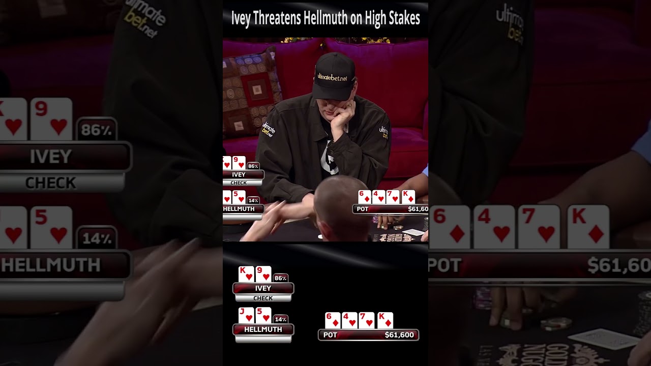 😱  Ivey Threatens Hellmuth on High Stakes #philivey #philhellmuth #highstakespoker #pokershowdown