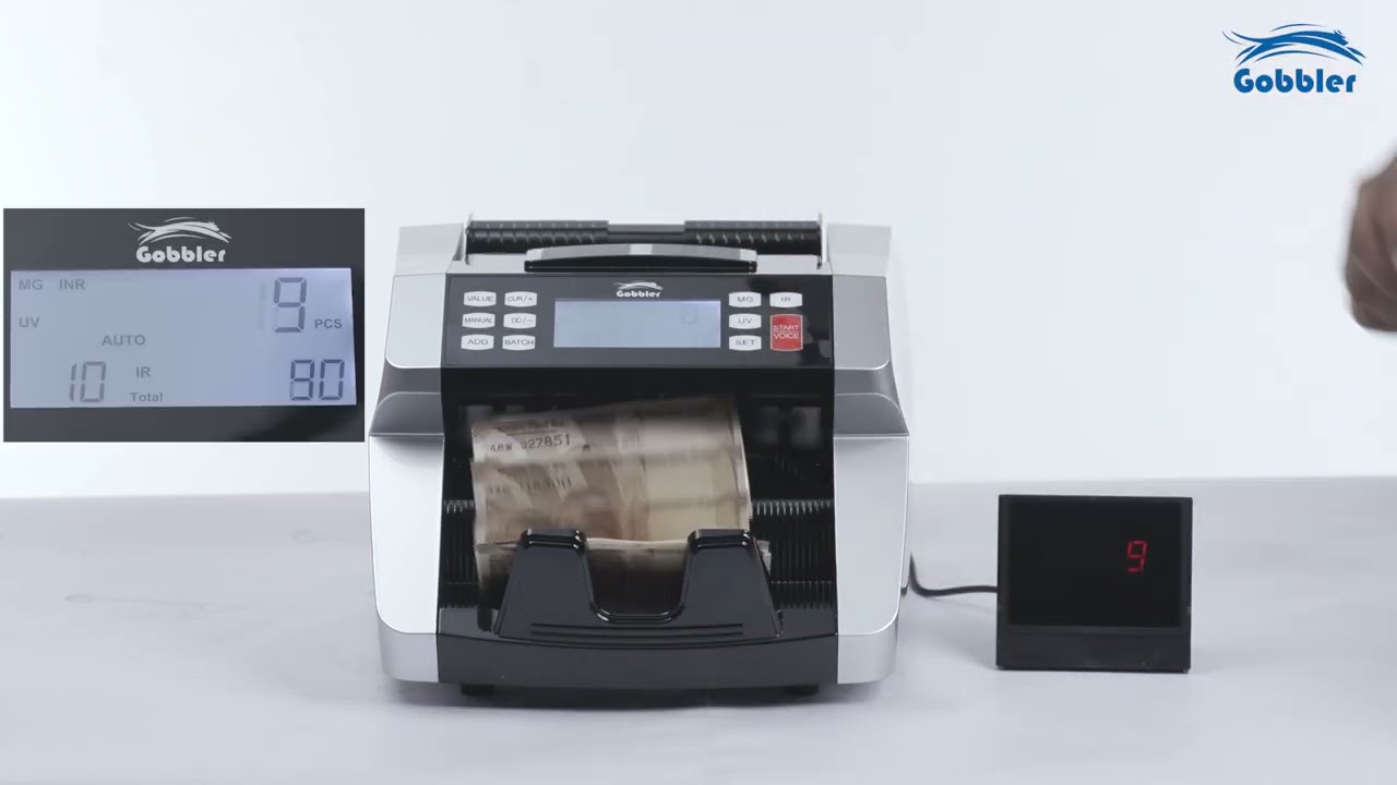 Gobbler GB 7388 MV , Currency counter